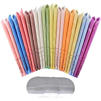 Remebe 32 piezas Velas naturales para los oídos Conos de vela de cera de abejas (8 colores)- Cilindros orgánicos no…